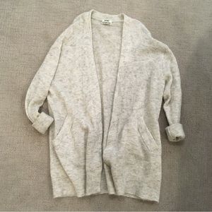 Acne Studios Raya Mohair Cardigan- relaxed fit.